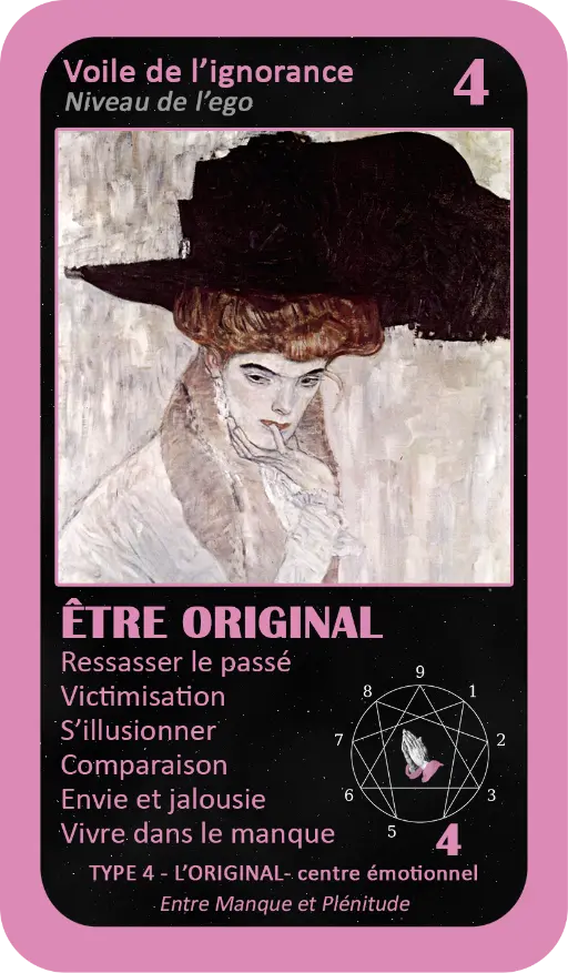 L'Oracle de l'ennéagramme mystique : carte 4 Être Original L'Oracle de l'ennéagramme mystique : carte 4 Être Original