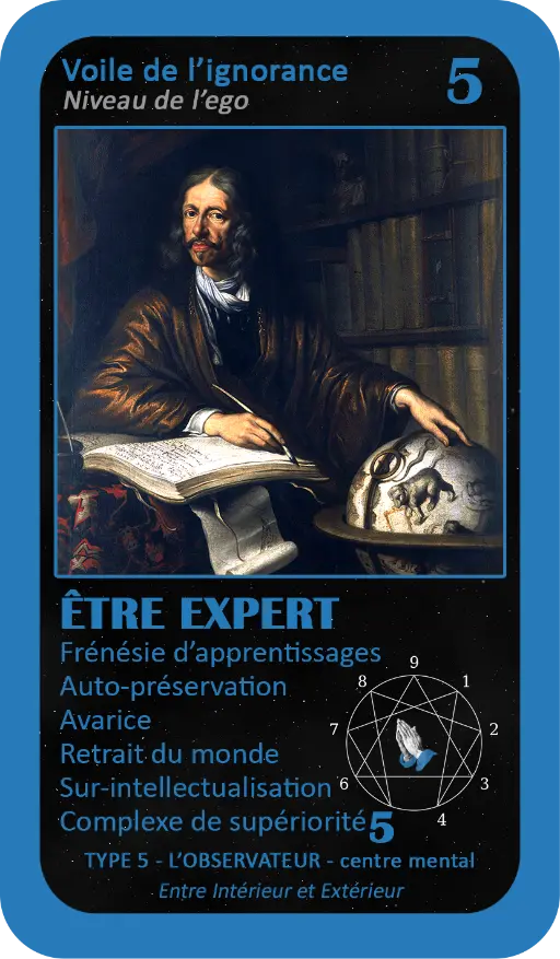 L'Oracle de l'ennéagramme mystique : carte 5 Être Expert L'Oracle de l'ennéagramme mystique : carte 5 Être Expert