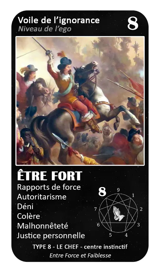L'Oracle de l'ennéagramme mystique : carte 8 Être Fort L'Oracle de l'ennéagramme mystique : carte 8 Être Fort