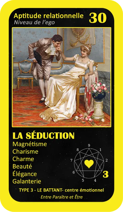 L'Oracle de l'ennéagramme sentimental : carte 30 La Séduction L'Oracle de l'ennéagramme sentimental : carte 30 La Séduction
