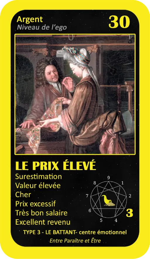 L'Oracle de l'ennéagramme professionnel : carte 30 Le Prix Élevé L'Oracle de l'ennéagramme professionnel : carte 30 Le Prix Élevé