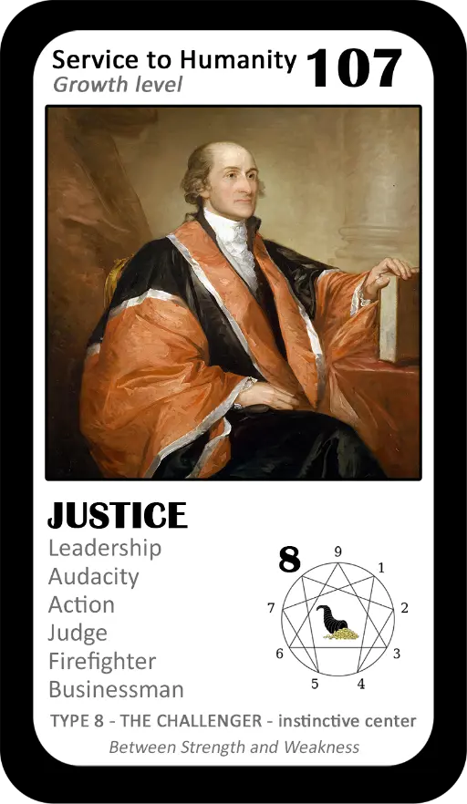 The Wealth Enneagram Oracle: Card 107 Justice The Wealth Enneagram Oracle: Card 107 Justice