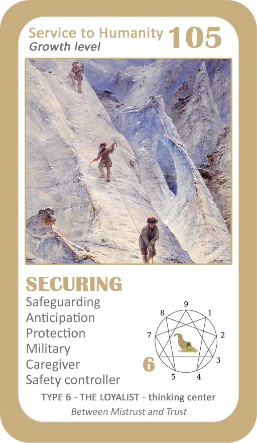 The Wealth Enneagram Oracle: Card 105 Securing The Wealth Enneagram Oracle: Card 105 Securing