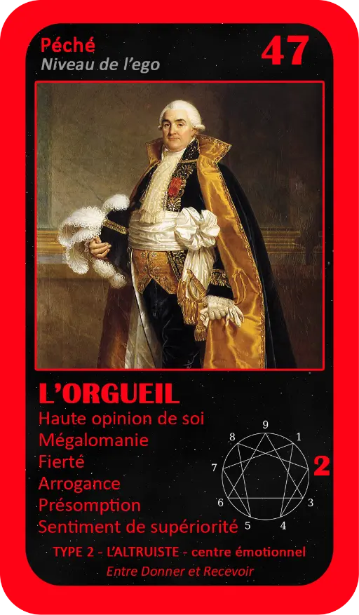 L'Oracle de l'ennéagramme : carte 47 L'Orgueil