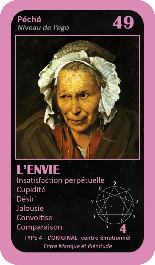 L'Oracle de l'ennéagramme : carte 49 L'Envie L'Oracle de l'ennéagramme : carte 49 L'Envie