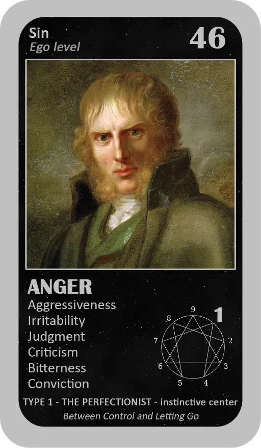 The Enneagram Oracle: card 46 Anger