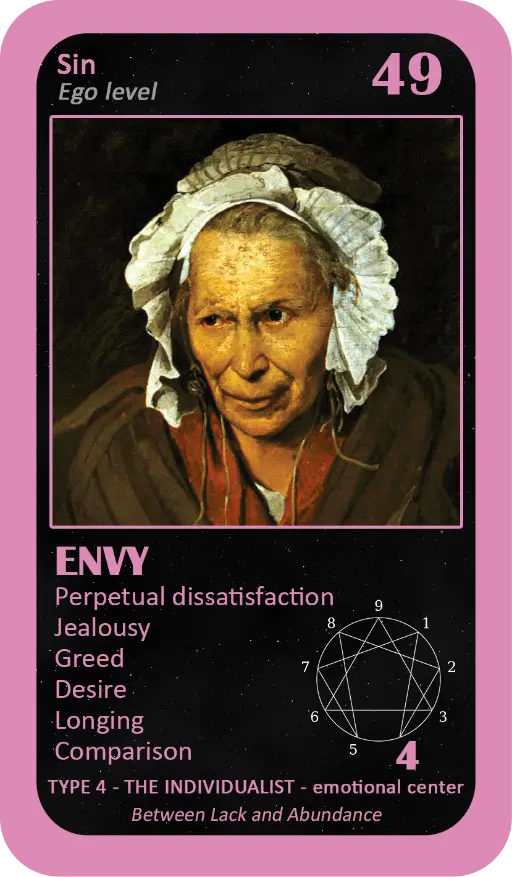 The Enneagram Oracle: card 49 Envy