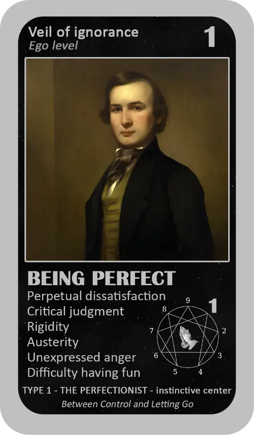 The Mystical Enneagram Oracle: card 1 Being Perfect The Mystical Enneagram Oracle: card 1 Being Perfect