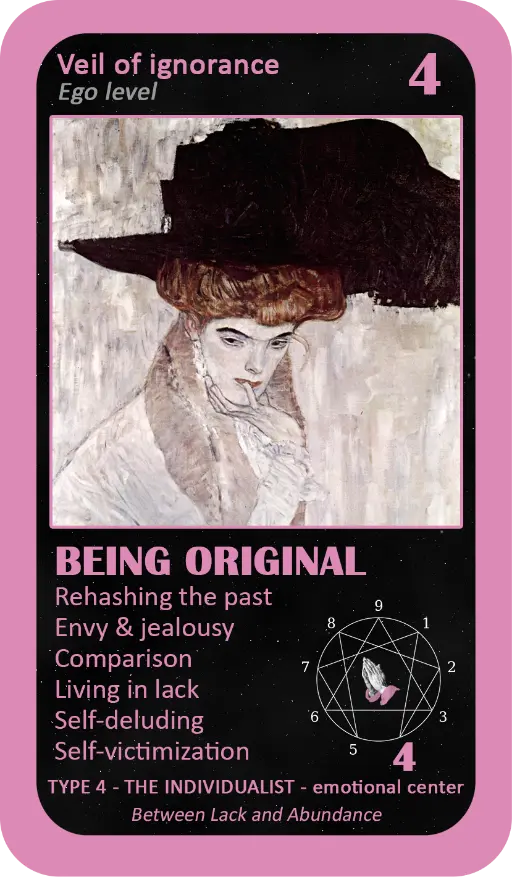 The Mystical Enneagram Oracle: card 4 Being Original The Mystical Enneagram Oracle: card 4 Being Original