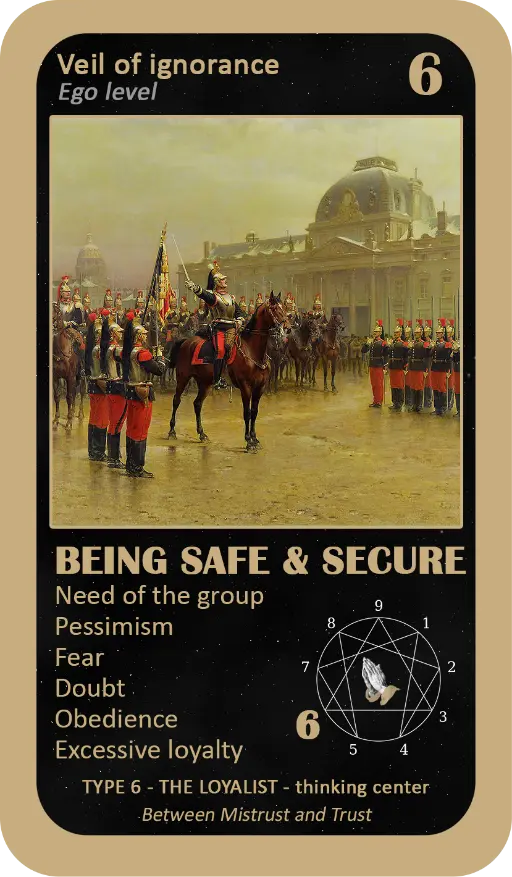 The Mystical Enneagram Oracle: card 6 Being Safe & Secure The Mystical Enneagram Oracle: card 6 Being Safe & Secure