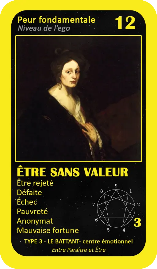 L'Oracle de l'ennéagramme : carte 12 Être Sans Valeur L'Oracle de l'ennéagramme : carte 12 Être Sans Valeur