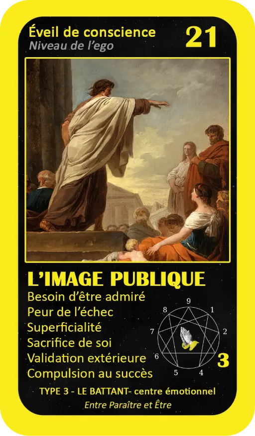 L'Oracle de l'ennéagramme mystique : carte 21 L'Image Publique