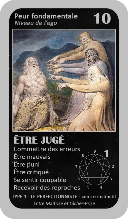 L'Oracle de l'ennéagramme : carte 10 Être Jugé L'Oracle de l'ennéagramme : carte 10 Être Jugé