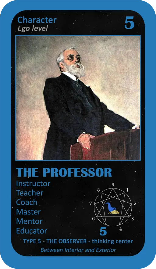 The Wealth Enneagram Oracle: card 5 The Professor