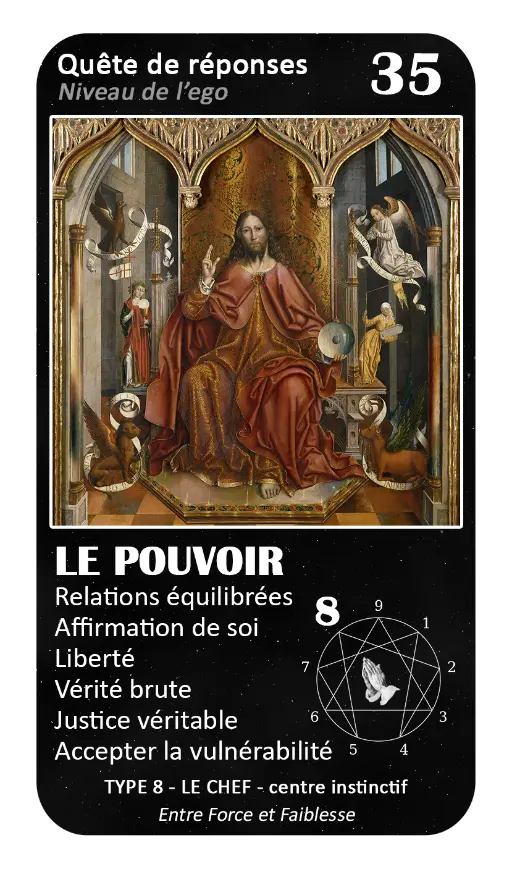 L'Oracle de l'ennéagramme mystique : carte 35 Le Pouvoir