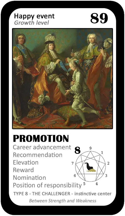 The Wealth Enneagram Oracle: card 89 Promotion The Wealth Enneagram Oracle: card 89 Promotion