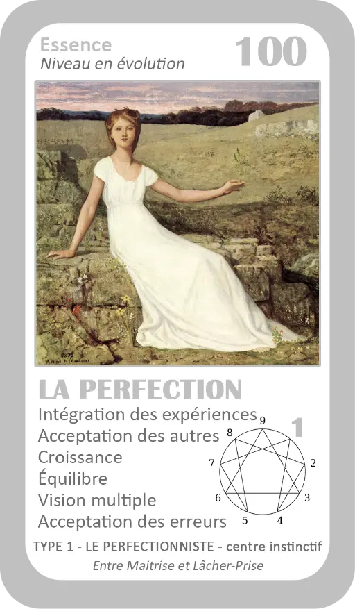 L'Oracle de l'ennéagramme général : carte 100 La Perfection L'Oracle de l'ennéagramme général : carte 100 La Perfection