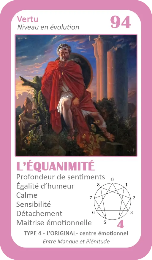 L'Oracle de l'ennéagramme général : carte 94 L'Équanitmité L'Oracle de l'ennéagramme général : carte 94 L'Équanitmité