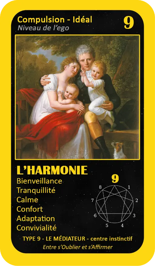 L'Oracle de l'ennéagramme général : carte 9 L'Harmonie L'Oracle de l'ennéagramme général : carte 9 L'Harmonie