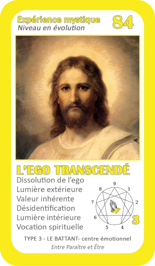 L'Oracle de l'ennéagramme mystique : carte 84 L'Ego Transcendé L'Oracle de l'ennéagramme mystique : carte 84 L'Ego Transcendé