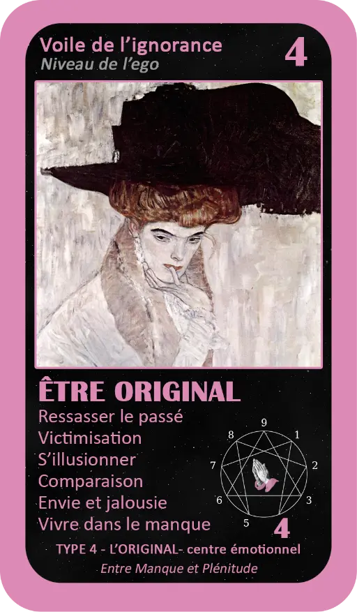 L'Oracle de l'ennéagramme mystique : carte 4 Être Original L'Oracle de l'ennéagramme mystique : carte 4 Être Original