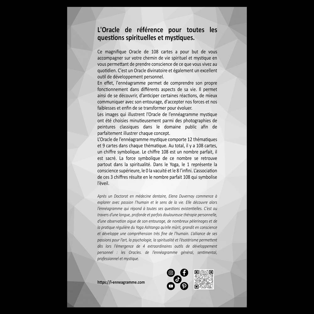 🙏 L'Oracle de l'ennéagramme mystique / Formule Élégance 🇫🇷