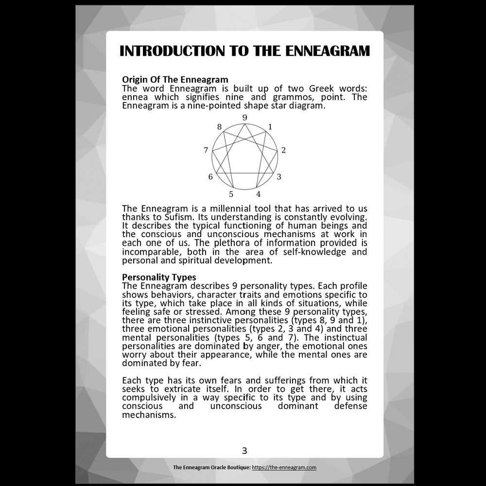🙏 Digital Booklet of The Mystical Enneagram Oracle