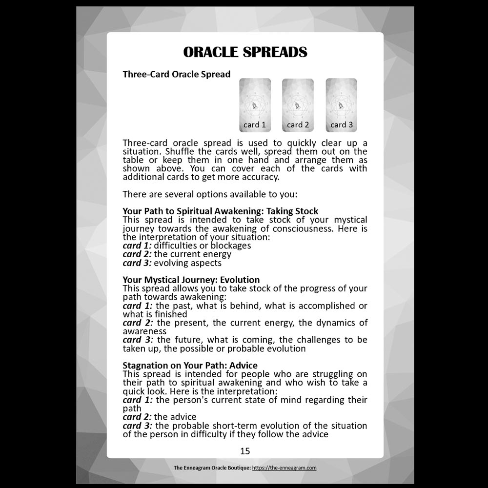 🙏 Digital Booklet of The Mystical Enneagram Oracle