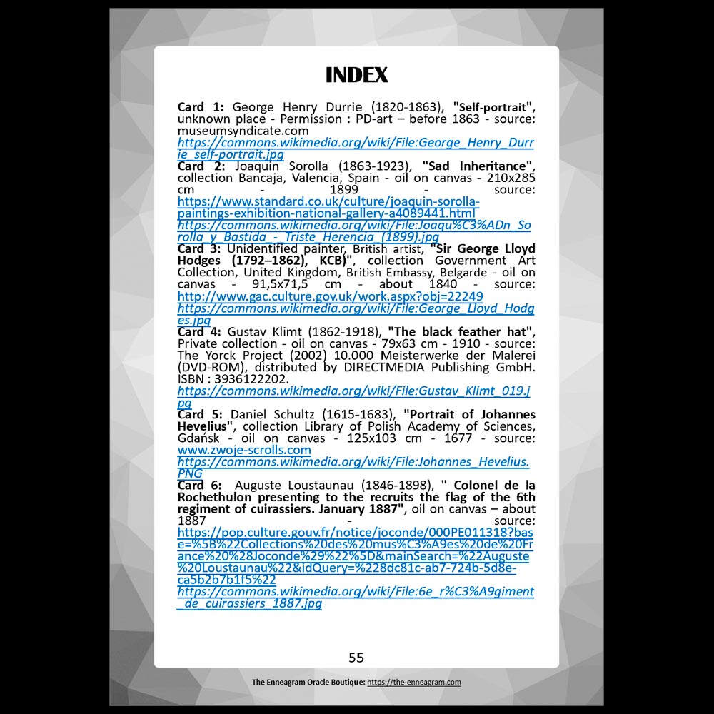 🙏 Digital Booklet of The Mystical Enneagram Oracle