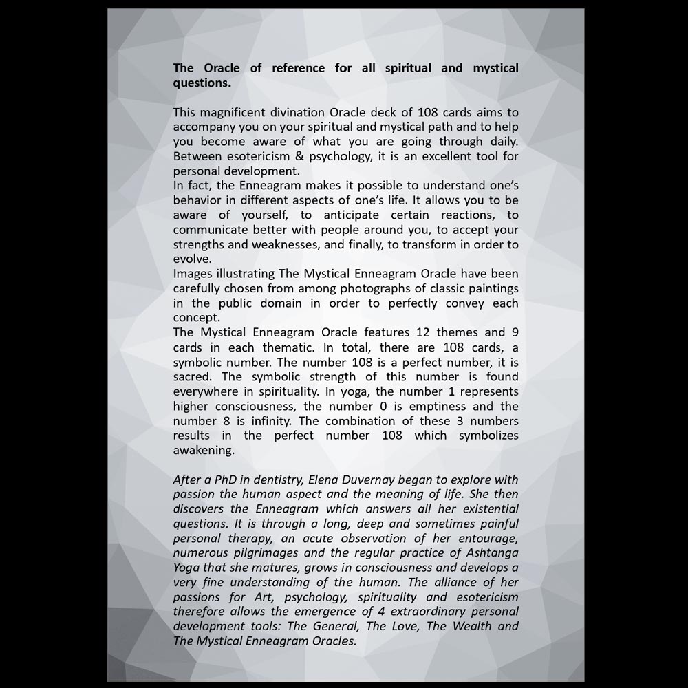 🙏 Digital Booklet of The Mystical Enneagram Oracle