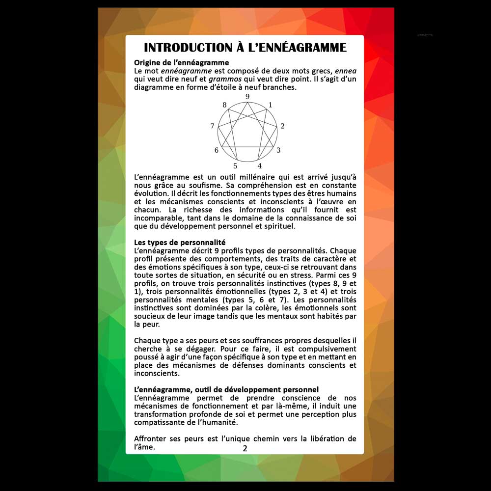 💫 L'Oracle de l'ennéagramme / Coffret ⭐Prestige⭐🇫🇷
