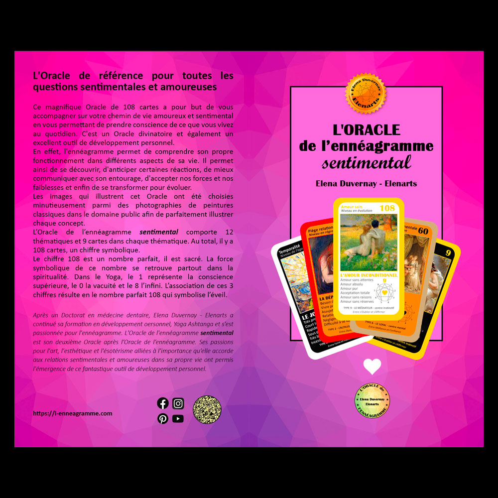❤️ L'Oracle de l'ennéagramme sentimental / Boite Élégance 🇫🇷
