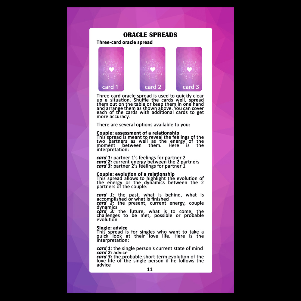 ❤️ The Love Enneagram Oracle / ⭐Prestige⭐ Box 🇺🇲
