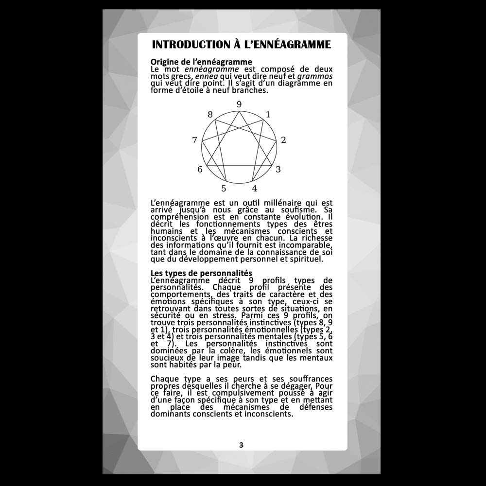 🙏 L'Oracle de l'ennéagramme mystique / Coffret ⭐Prestige⭐🇫🇷