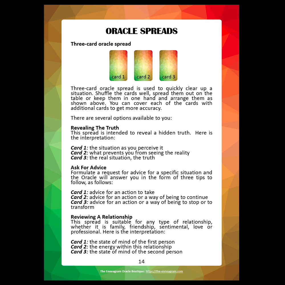 💫 Digital Booklet for The Enneagram Oracle