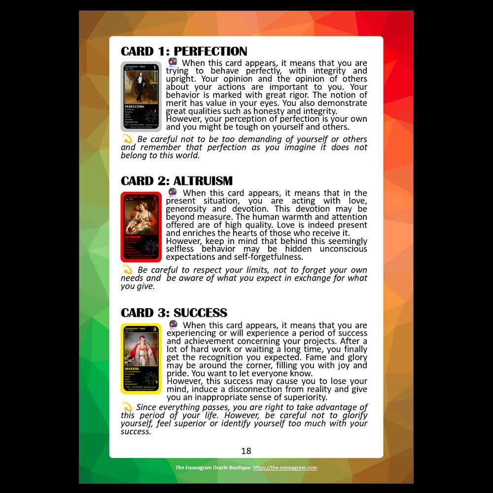 💫 Digital Booklet for The Enneagram Oracle