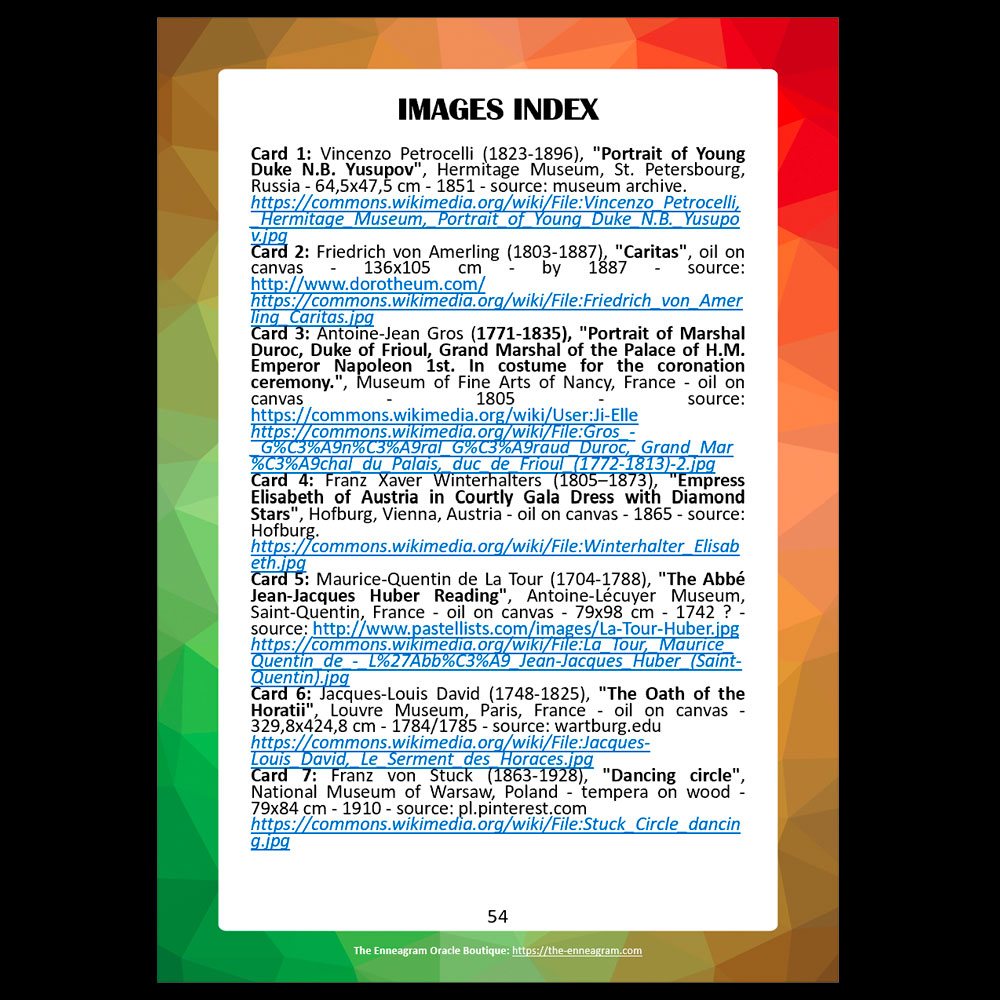 💫 Digital Booklet for The Enneagram Oracle