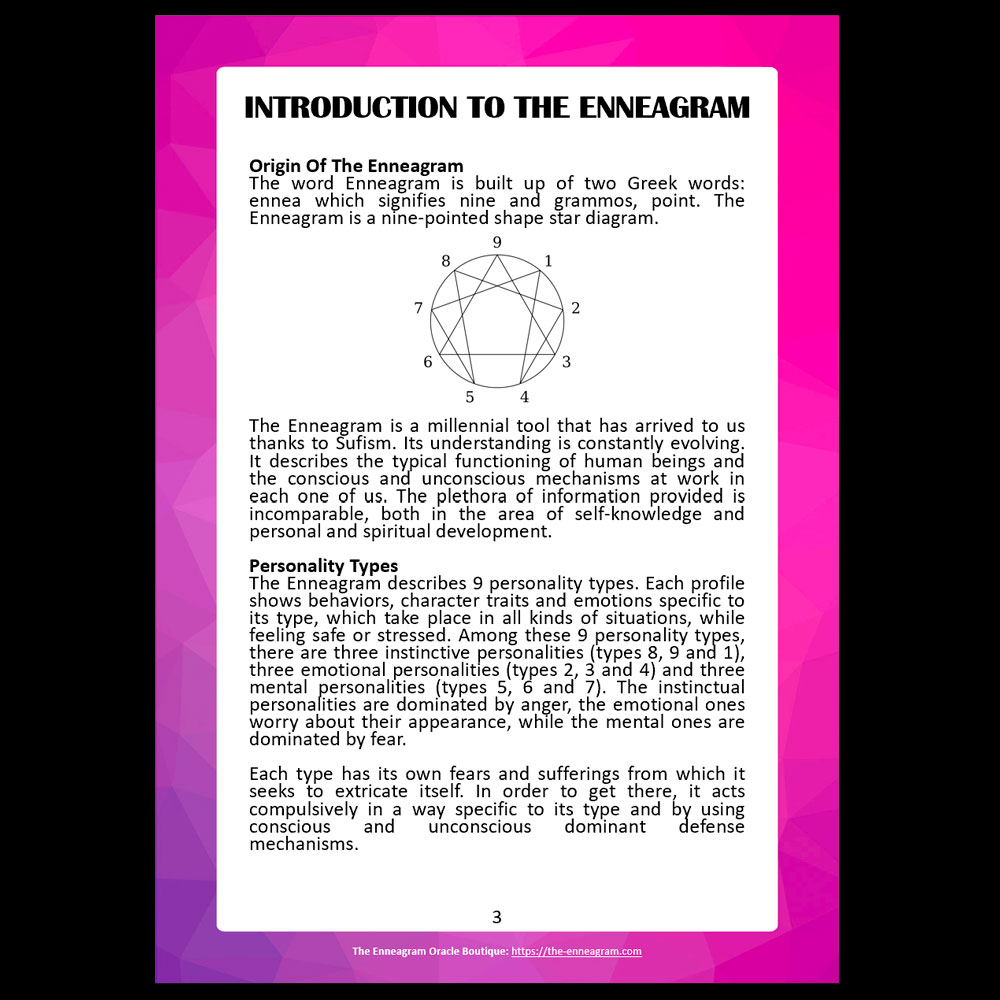 ❤️ Digital Booklet of The Love Enneagram Oracle