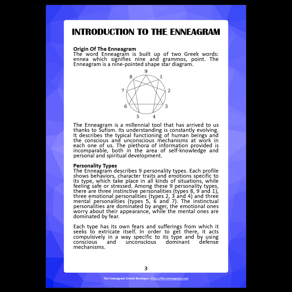 💰 Digital Booklet for The Wealth Enneagram Oracle