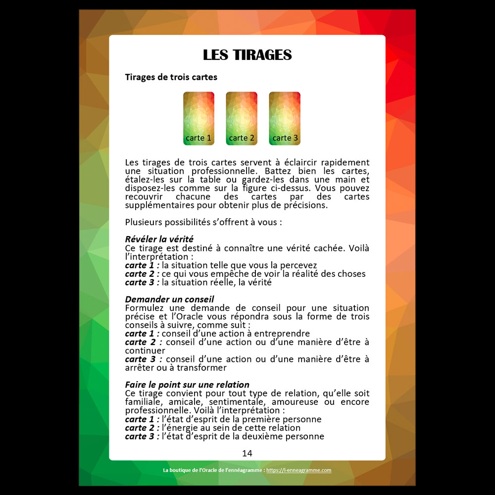 💫 Livret numérique de l'Oracle de l'ennéagramme général