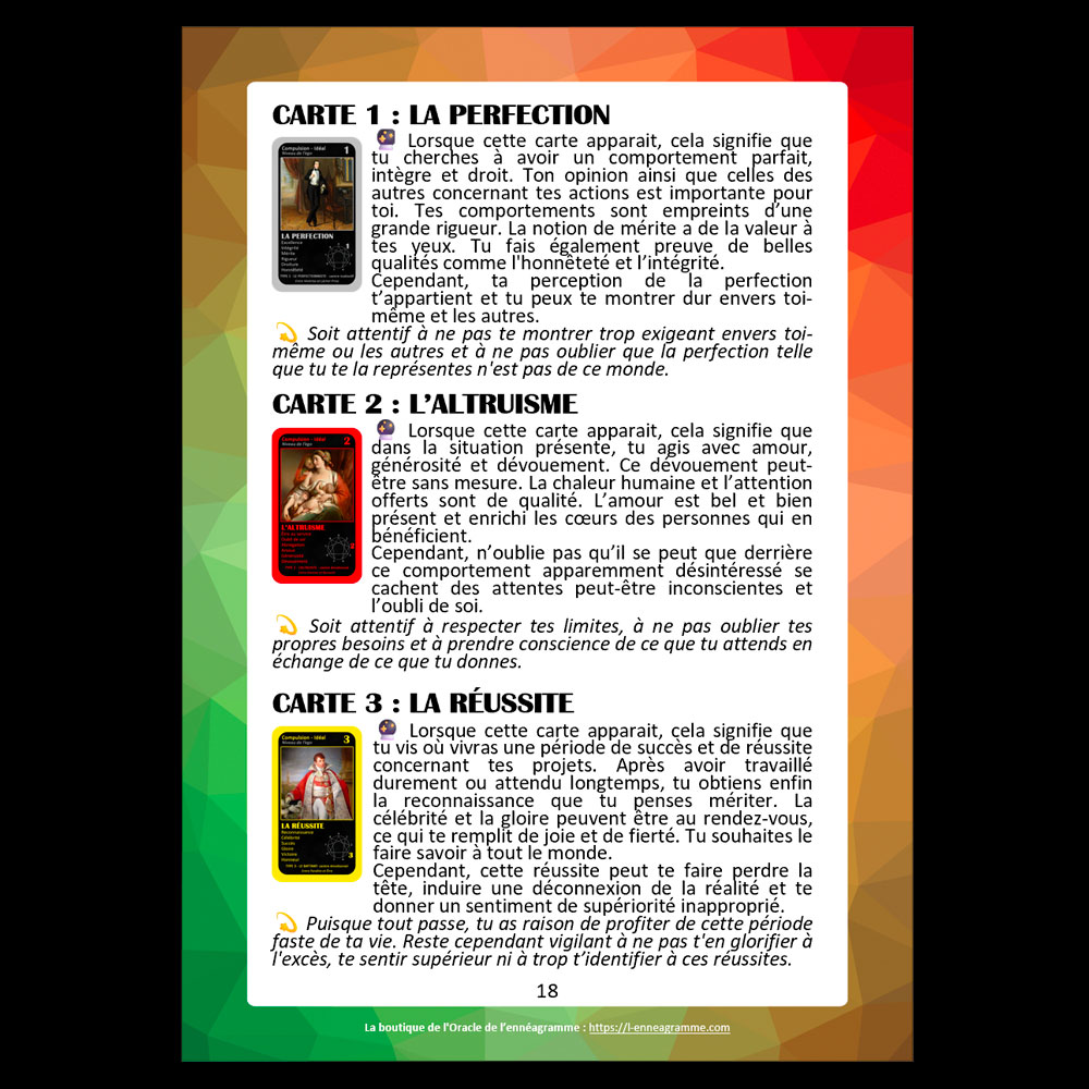 💫 Livret numérique de l'Oracle de l'ennéagramme général