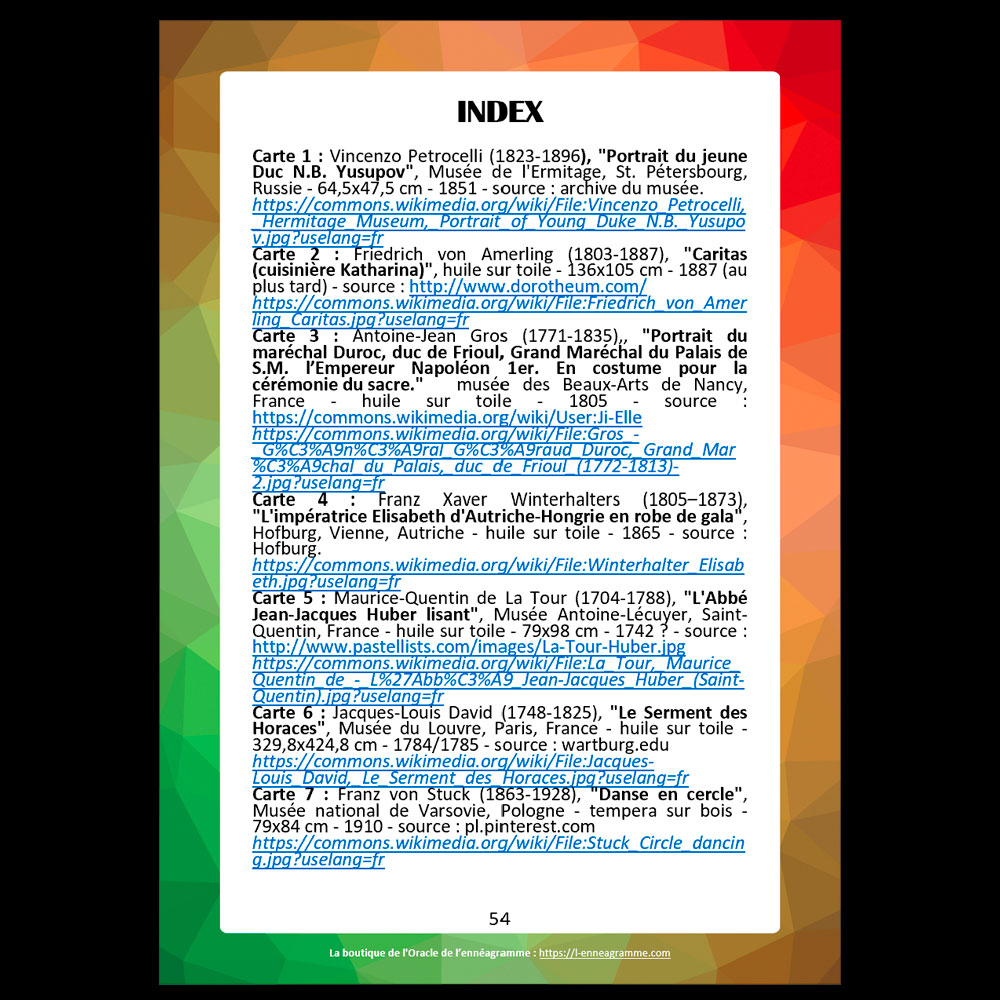 💫 Livret numérique de l'Oracle de l'ennéagramme général